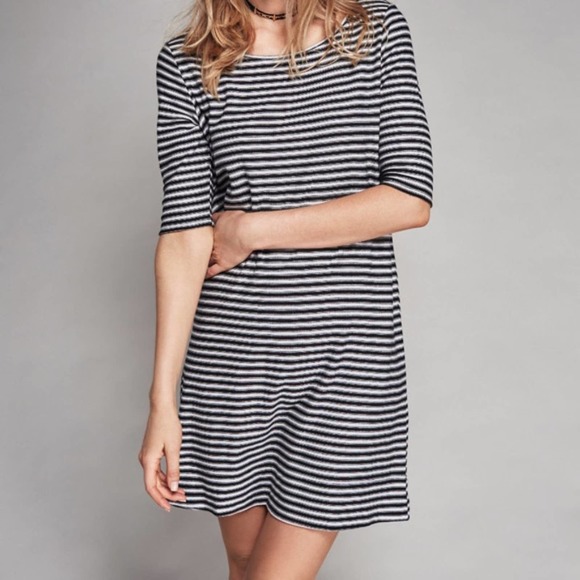 We The Free Frenchie Striped Tee T-Shirt Dress - Picture 3 of 13